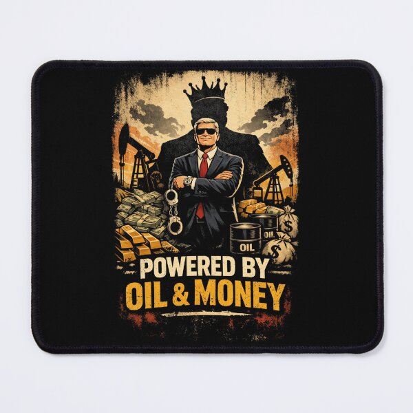 Item preview, Powered by Oil & Money, World Domination designed and sold by LOL-N-LIFESTYLE.