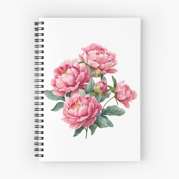 Item preview, Pink Peony Bouquet with Green Leaves - Elegant Romantic Floral Art Print designed and sold by DesignArtist.ia.