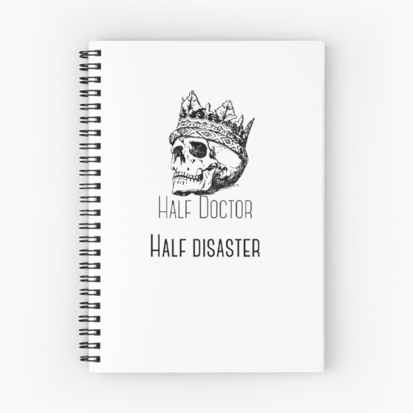 Item preview, Half Doctor Half Disaster T-Shirt | Funny Med Student Tee designed and sold by OffScripted.