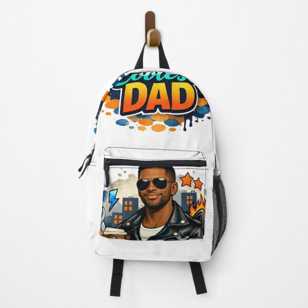 Item preview, Urban Coolest Dadlong short hair men black skin Mechanic Gamer Coffee Street Art Father's Day designed and sold by VISO-art.