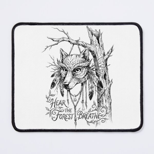 Item preview, Forest Shamanic Mask Totem - Wilderkind designed and sold by bapupa.