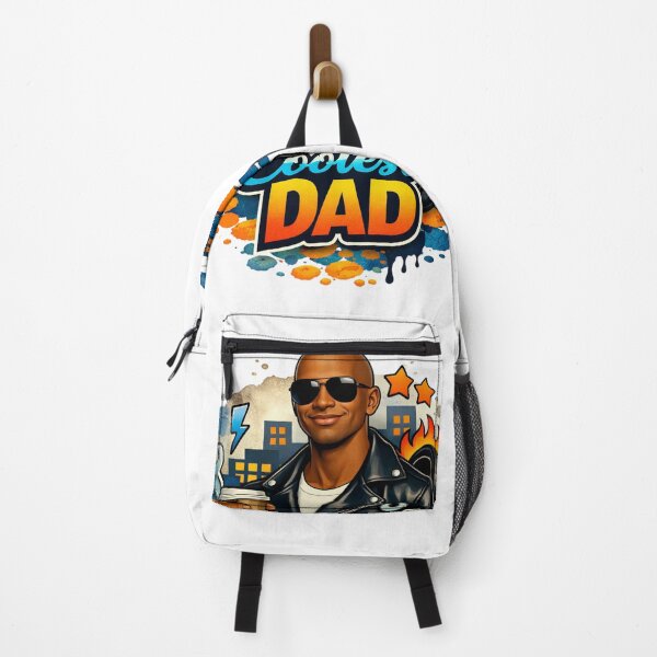 Item preview, Urban Coolest Dadlong bald men no hair black skin Mechanic Gamer Coffee Street Art Father's Day designed and sold by VISO-art.