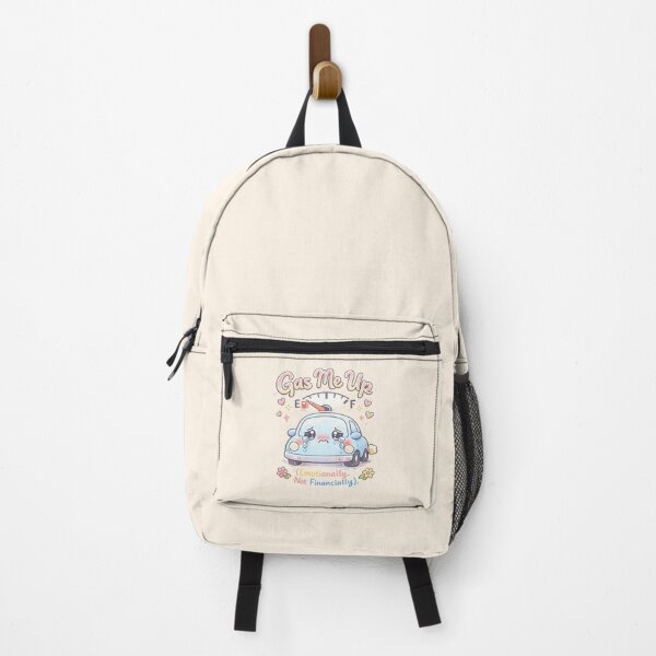 Item preview, Cute Crying Car Empty Fuel Gauge Kawaii Sticker - Gas Me Up Emotionally Not Financially | Funny Relatable Aesthetic designed and sold by PopCulturePixel.