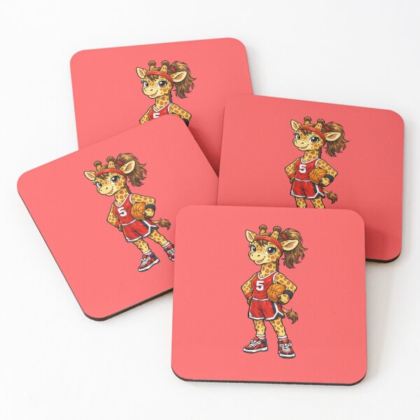 Item preview, Female Giraffe Basket Ball Player designed and sold by EverydayAnimals.