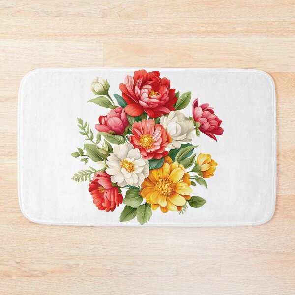 Item preview, Multi-Color Peony & Dahlia Bouquet - Elegant Romantic Floral Art Print designed and sold by DesignArtist.ia.