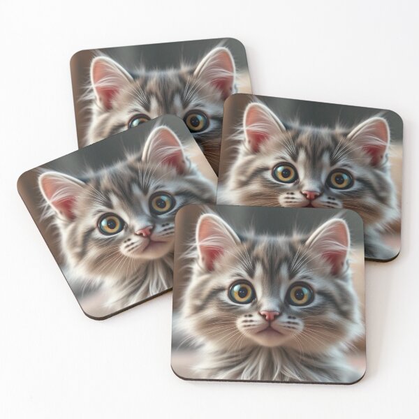 Item preview, Portrait of a kitten designed and sold by RAISC.