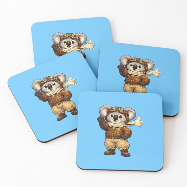 Item preview, Male Koala Pilot designed and sold by EverydayAnimals.