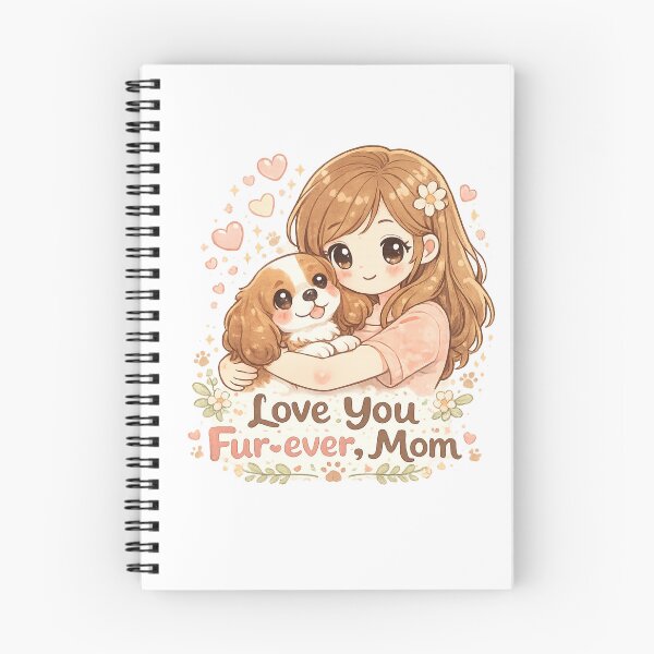 Item preview, Amor del Día de la Madre de Cavalier Mom Kawaii designed and sold by RonBear-Designs.