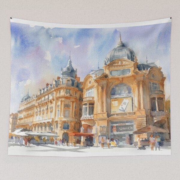 Item preview, Montpellier Place de la Comedie designed and sold by caracatita75.