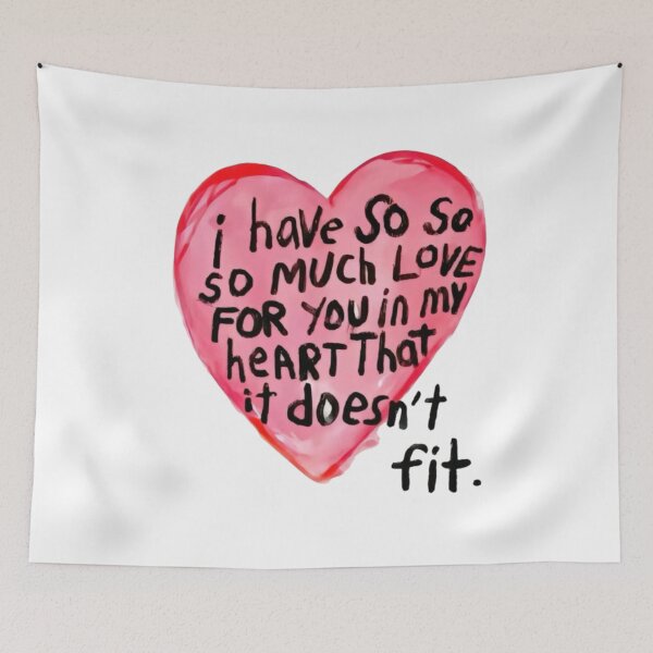 Item preview, Love you so much designed and sold by sonopiacere.