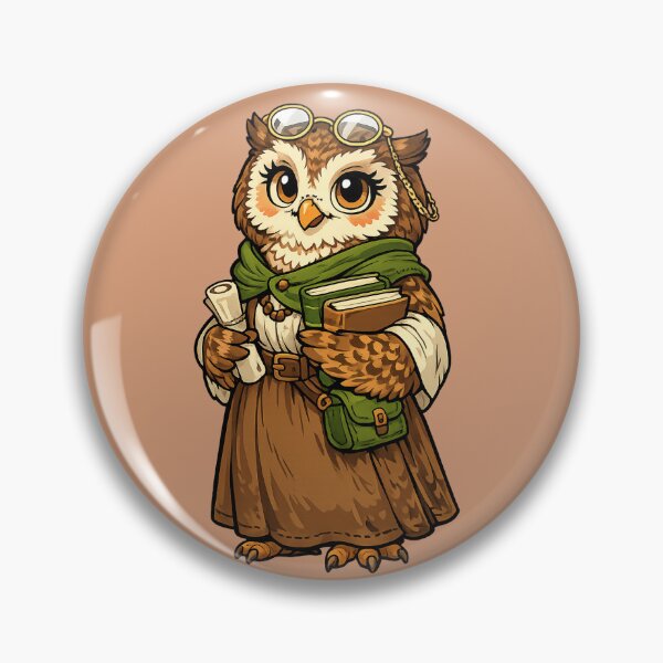 Item preview, Female Owl Librarian designed and sold by EverydayAnimals.