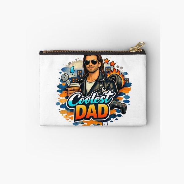 Item preview, Urban Coolest Dadlong long brown hair rock metal fan Mechanic Gamer Coffee Street Art Father's Day designed and sold by VISO-art.