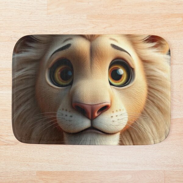 Aperçu de l'œuvre adorable peluche lion créée et vendue par RAISC.
