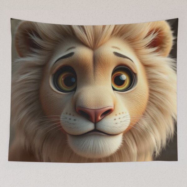 Item preview, Adorable plush lion toy designed and sold by RAISC.
