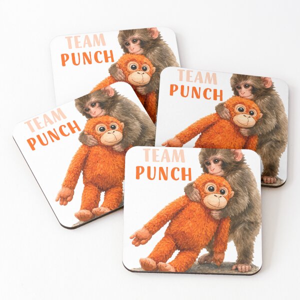 Item preview, Team Punch Baby Monkey Funny Meme | Baby Monkey Punch Graphic designed and sold by HER-WAY.