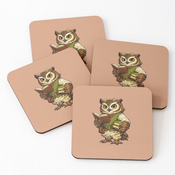 Item preview, Male Owl Librarian designed and sold by EverydayAnimals.