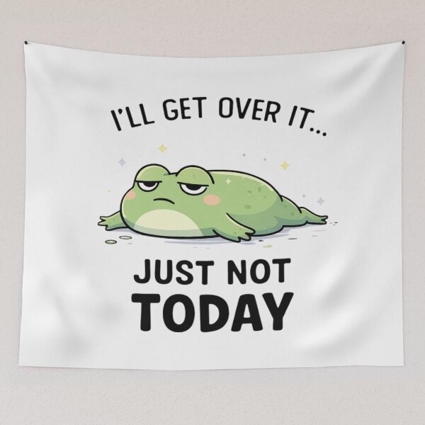 Item preview, Lazy Frog Mood – I’ll Get Over It Just Not Today designed and sold by SidTastic .