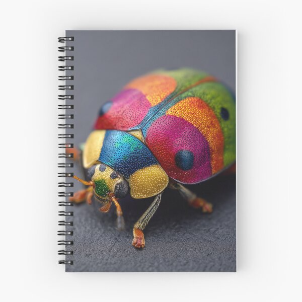 Item preview, Colorful Rainbow Ladybug – Cute Multicolor Ladybird Nature Art 2 designed and sold by WordPlayStudio.