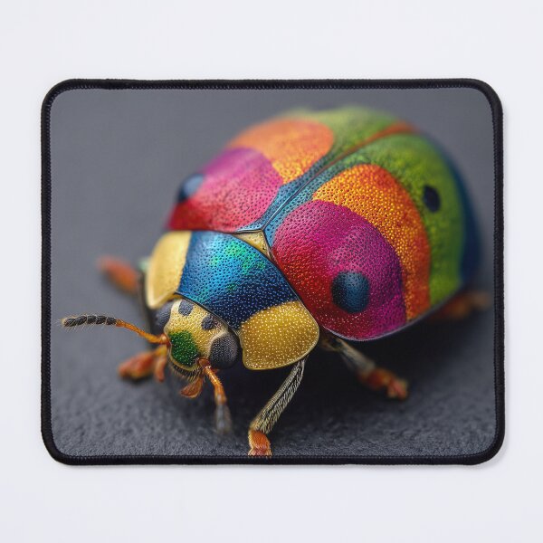 Item preview, Colorful Rainbow Ladybug – Cute Multicolor Ladybird Nature Art 2 designed and sold by WordPlayStudio.