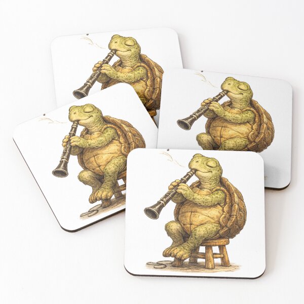 Item preview, Relaxed Turtle Clarinet Player designed and sold by photoparadise22.