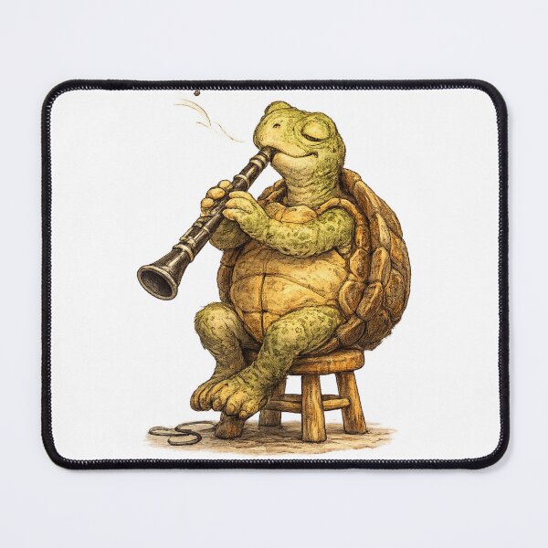 Item preview, Relaxed Turtle Clarinet Player designed and sold by photoparadise22.