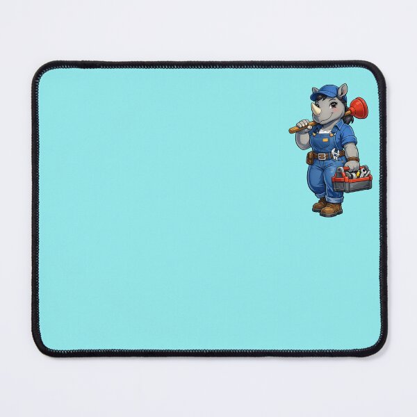 Item preview, Female Rhino Plumber designed and sold by EverydayAnimals.