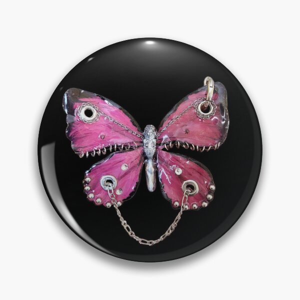 Item preview, Pink pierced butterfly designed and sold by aliroseart.