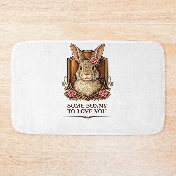Item preview, Some Bunny To Love You – Vintage Taxidermy Rabbit Pun Illustration designed and sold by Grand Illusions.