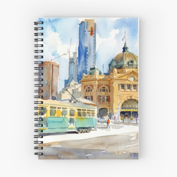 Item preview, Flinders Street Station Melbourne designed and sold by caracatita75.