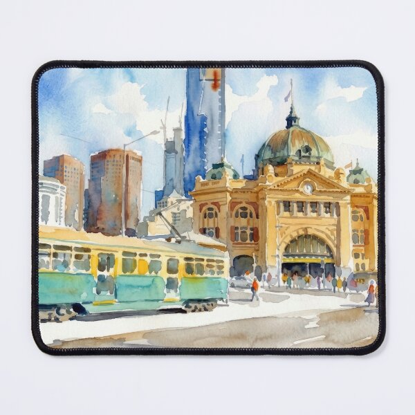 Item preview, Flinders Street Station Melbourne designed and sold by caracatita75.