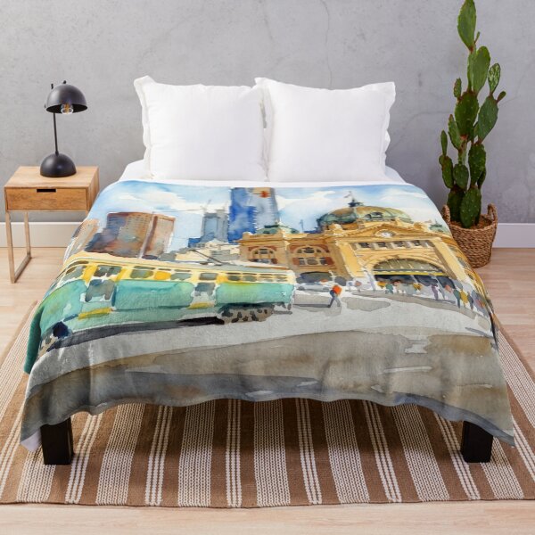 Item preview, Flinders Street Station Melbourne designed and sold by caracatita75.