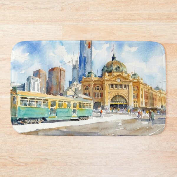 Item preview, Flinders Street Station Melbourne designed and sold by caracatita75.