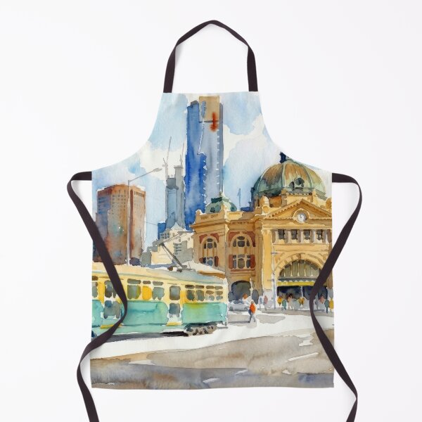 Item preview, Flinders Street Station Melbourne designed and sold by caracatita75.