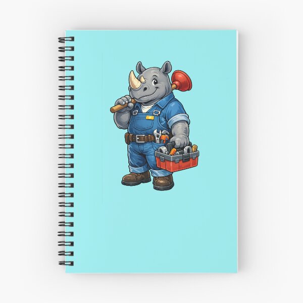 Item preview, Male Rhino Plumber designed and sold by EverydayAnimals.