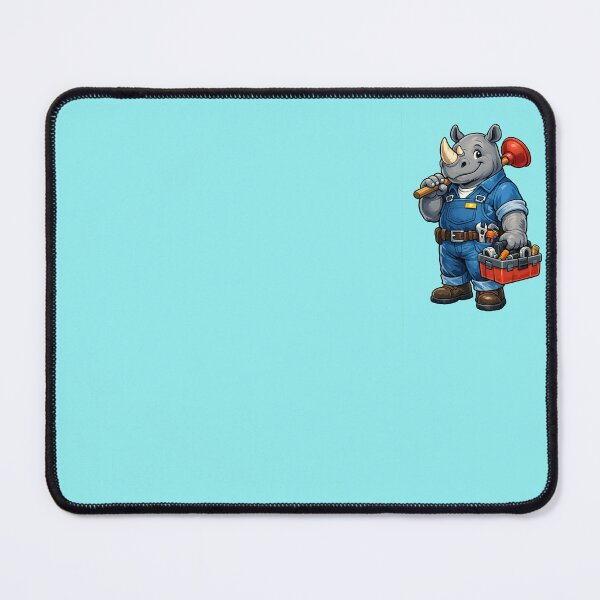 Item preview, Male Rhino Plumber designed and sold by EverydayAnimals.