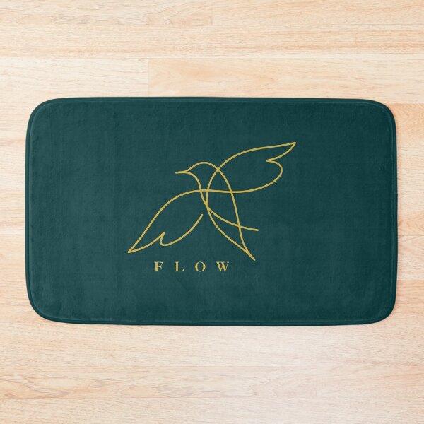 Item preview, Minimalist Gold Bird Flow – Calm Nature Line Art designed and sold by Slow Vibes Designs.