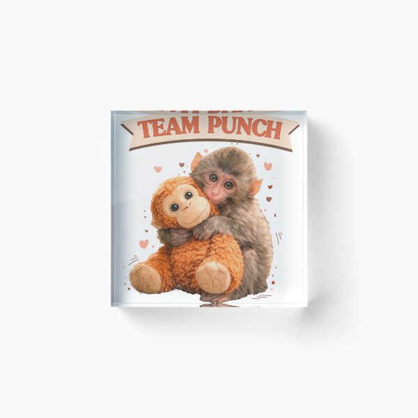 Item preview, Team Punch Baby Monkey Funny Meme | Baby Monkey Punch Graphic designed and sold by HER-WAY.
