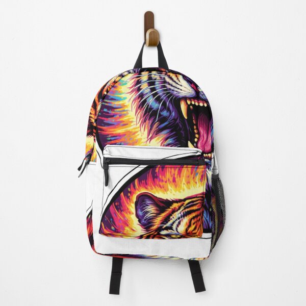 Item preview, Colorful Neon Bengal Tiger Sticker designed and sold by MiteiArt.