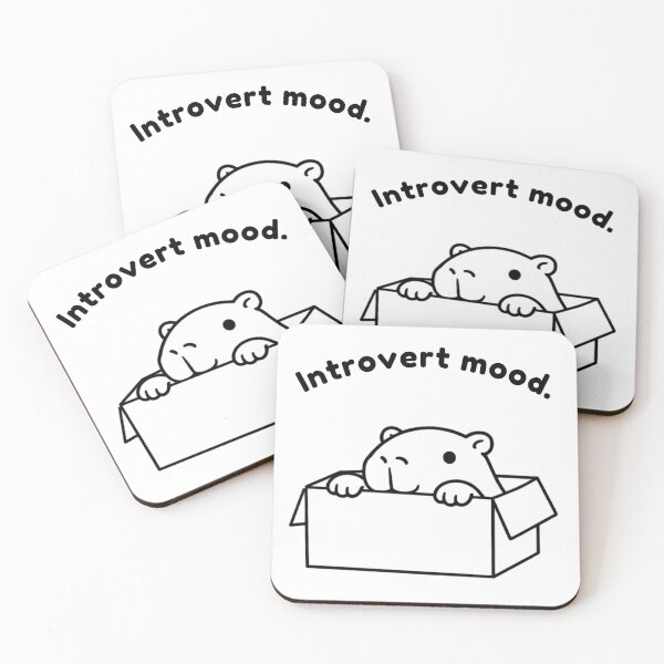 Item preview, Introvert Mood Capybara – Cute Cozy Animal Design designed and sold by PAPIRO SIGLO XXI.