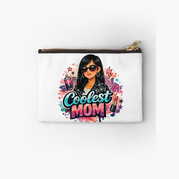 Item preview,  Coolest Mom Ever Graffiti Art Fashion Black long hair Asian mom funky Mother designed and sold by VISO-art.
