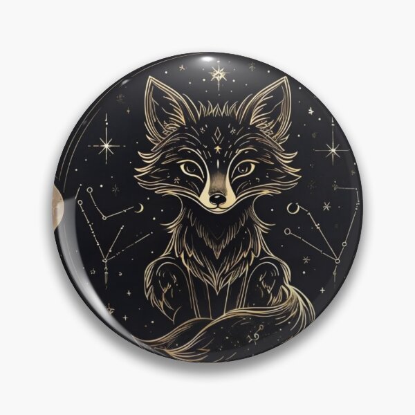 Item preview, Cancer Zodiac Fox Celestial Art designed and sold by digitalvibe4u.
