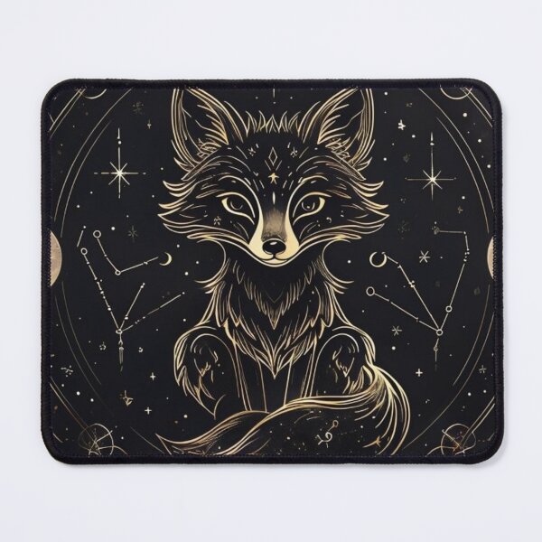 Item preview, Cancer Zodiac Fox Celestial Art designed and sold by digitalvibe4u.