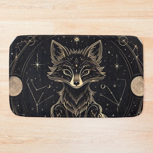 Item preview, Cancer Zodiac Fox Celestial Art designed and sold by digitalvibe4u.