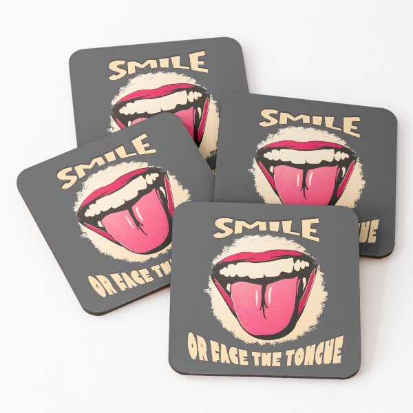 Item preview, Smile or Face the Tongue – Funny Bold Attitude Design designed and sold by TestudoDesign.
