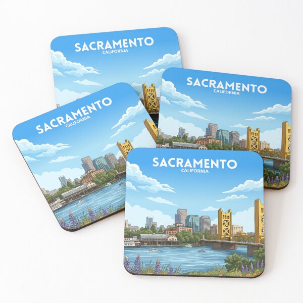 Item preview, Sacramento California - Travel Art designed and sold by Marciolini.