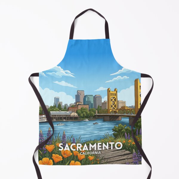 Item preview, Sacramento California - Travel Art designed and sold by Marciolini.