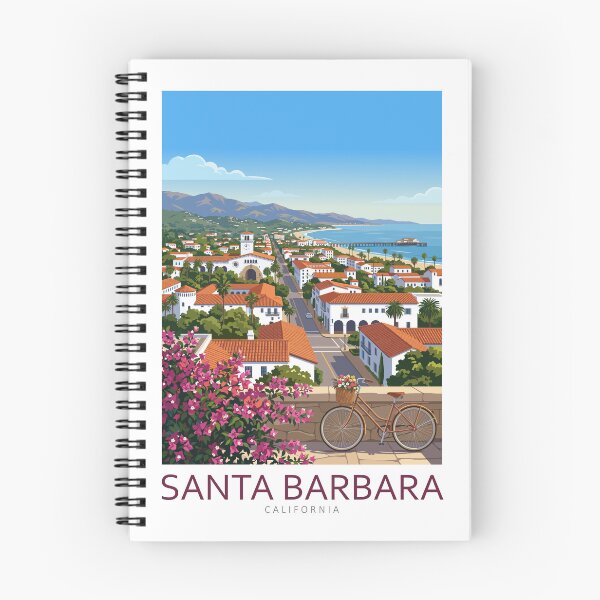 Item preview, Santa Barbara California - Travel art designed and sold by Marciolini.
