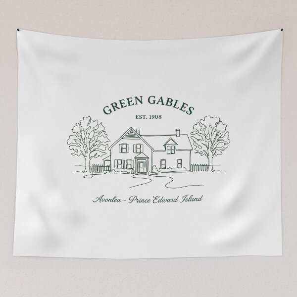 Item preview, Green Gables Est 1908 Avonlea Prince Edward Island Line Art designed and sold by Fenay Designs.