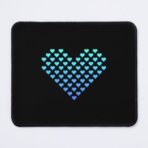 Item preview, Blue Sunset Gradient Heart designed and sold by TinyPixelStudio.