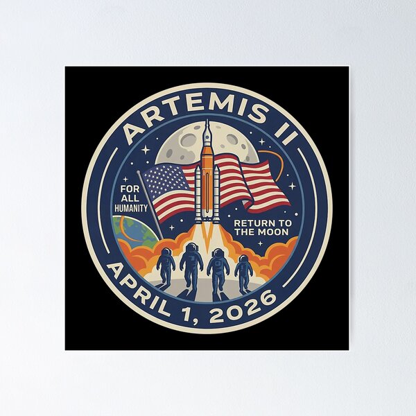 Item preview, Artemis II Mission Shirt - Return to the Moon 2026 designed and sold by Hoahip.